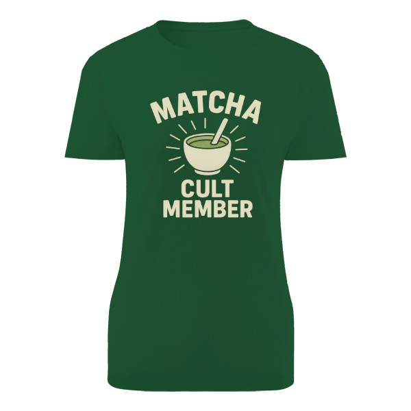 Tričko s potlačou Matcha Cult Member