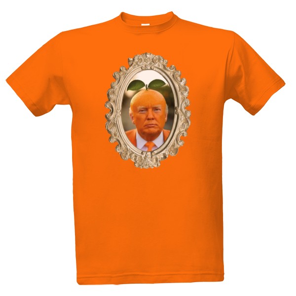 Tričko s potiskem Orange Head