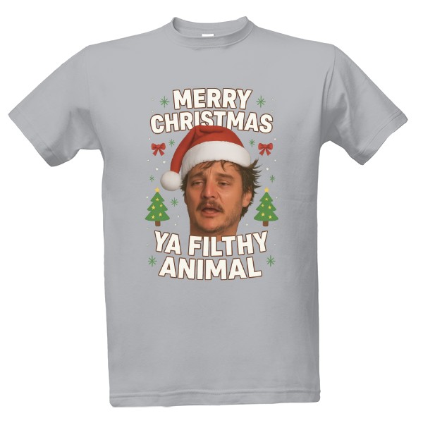Tričko s potiskem Pedro Christmas Filthy Animal